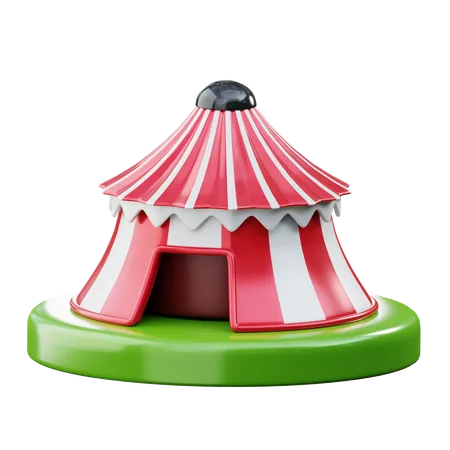 Chapiteau de cirque  3D Icon