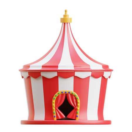 Chapiteau de cirque  3D Icon