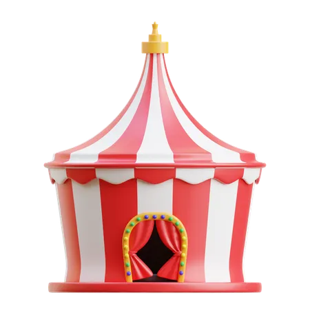 Chapiteau de cirque  3D Icon