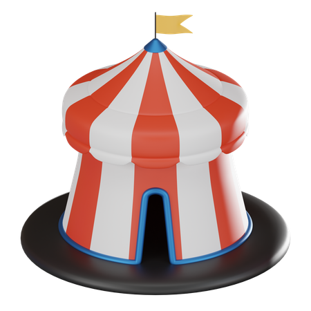 Chapiteau de cirque  3D Icon