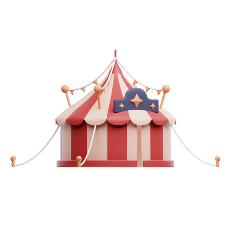 Chapiteau de cirque  3D Icon