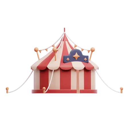 Chapiteau de cirque  3D Icon