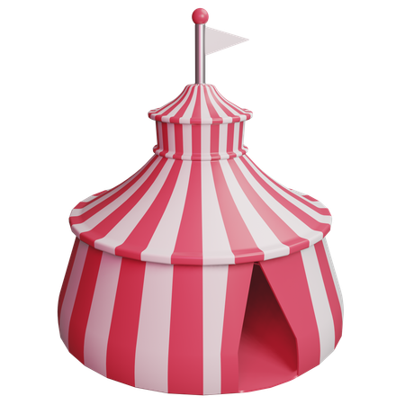 Chapiteau de cirque  3D Icon