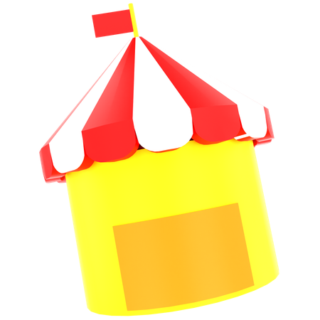 Chapiteau de cirque  3D Icon