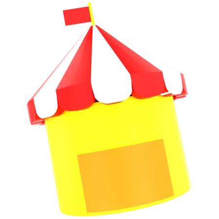 Chapiteau de cirque  3D Icon