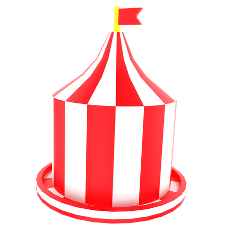 Chapiteau de cirque  3D Icon