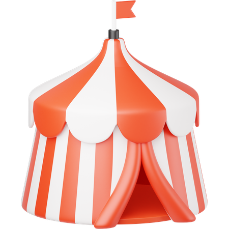 Chapiteau de cirque  3D Icon