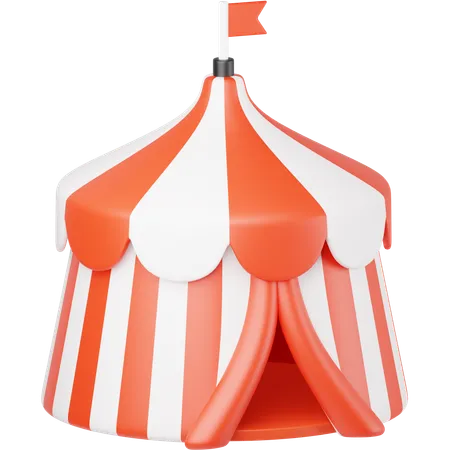 Chapiteau de cirque  3D Icon