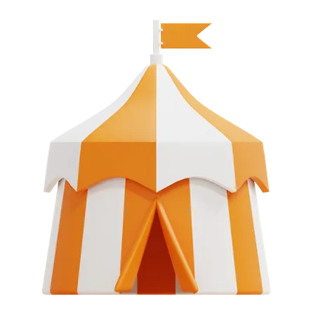 Chapiteau de cirque  3D Icon