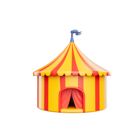 Chapiteau de cirque  3D Icon