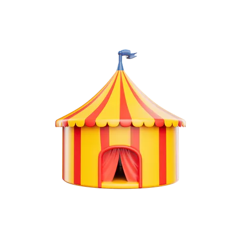 Chapiteau de cirque  3D Icon