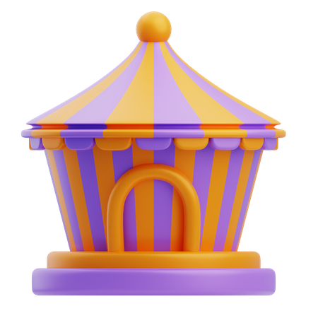 Chapiteau de cirque  3D Icon