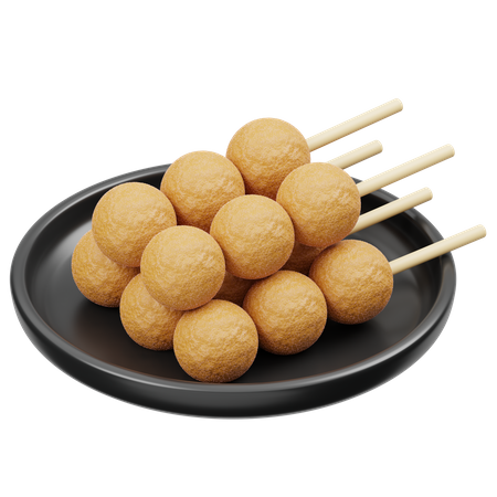 Chapssal Doughnut 3D Icon