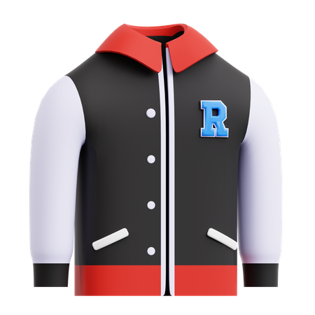 Chaqueta de beisbol  3D Icon