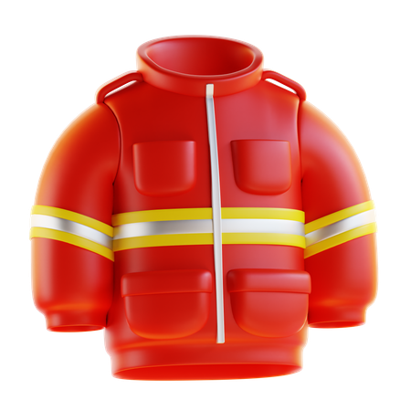 Chaqueta de bombero  3D Icon