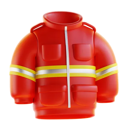 Chaqueta de bombero  3D Icon