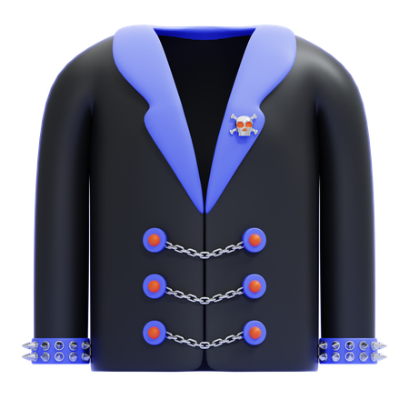 Chaqueta de cuero  3D Icon