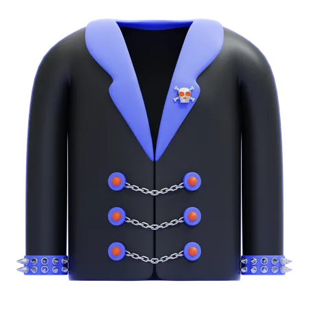 Chaqueta de cuero  3D Icon