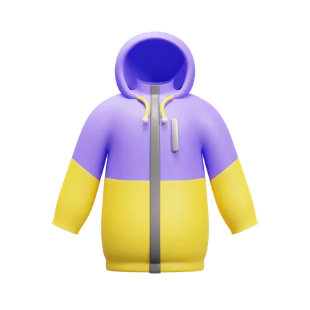 Chaqueta de esquí  3D Icon