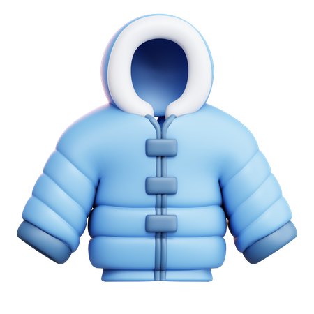 Chaqueta de invierno  3D Icon