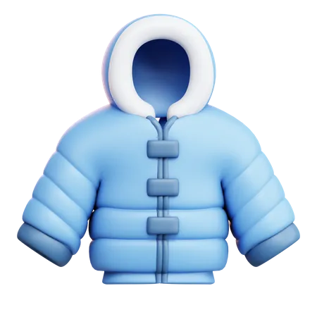 Chaqueta de invierno  3D Icon