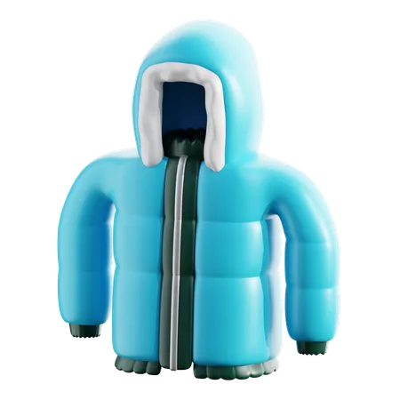 Chaqueta de invierno  3D Icon