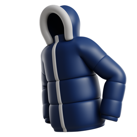 Chaqueta de invierno  3D Icon