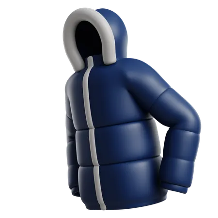 Chaqueta de invierno  3D Icon