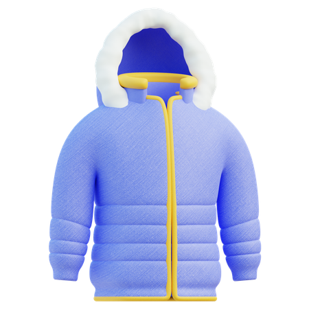 Chaqueta de invierno  3D Icon