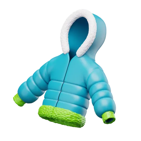 Chaqueta de invierno  3D Icon