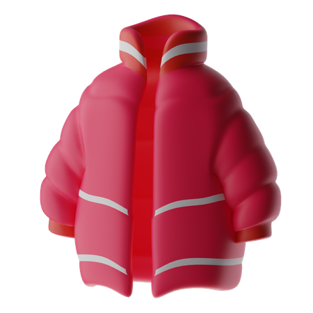 Chaqueta de invierno  3D Icon