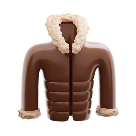 Chaqueta de invierno  3D Icon