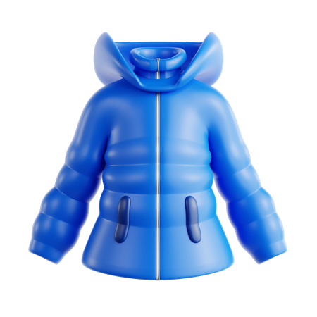 Chaqueta de plumas  3D Icon