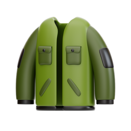 Chaqueta de viaje  3D Icon