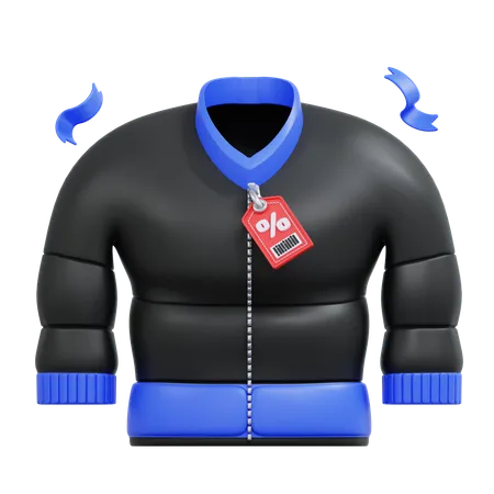 Chaqueta de descuento  3D Icon