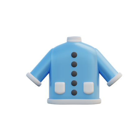 Chaqueta de invierno  3D Illustration