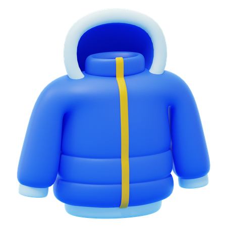 Chaqueta de invierno  3D Icon