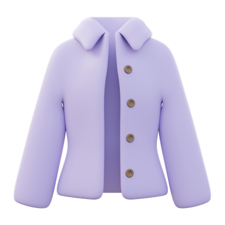 Chaqueta ligera mujer  3D Icon