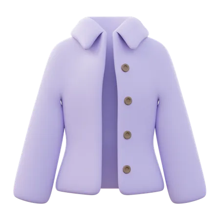 Chaqueta ligera mujer  3D Icon