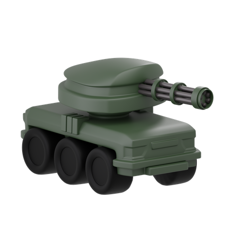 Char de l'armée  3D Icon