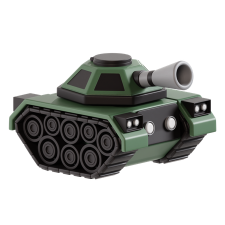 Char militaire  3D Icon