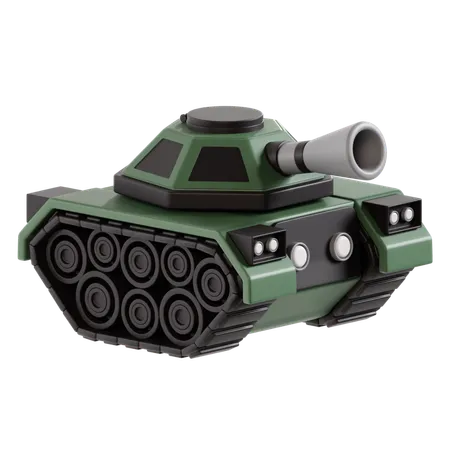 Char militaire  3D Icon