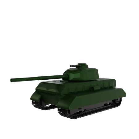 Char militaire  3D Icon