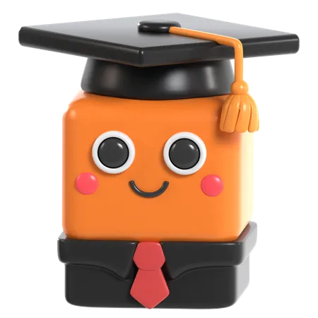Character Graduation  3D Icon