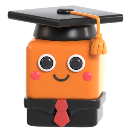 Character Graduation  3D Icon