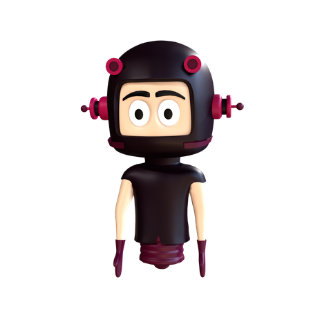 Character standing  3D Illustration