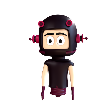Character standing  3D Illustration