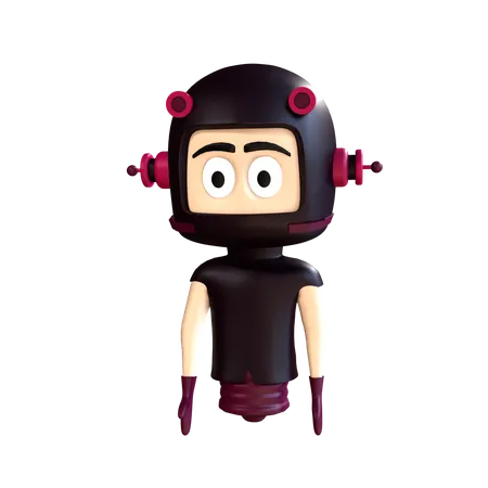 Character standing  3D Illustration