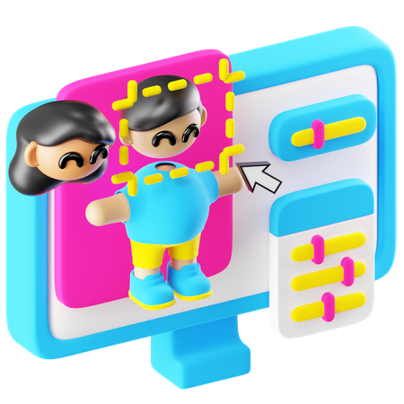 Charakter-Design  3D Icon