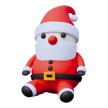 Charakter Weihnachtsmann  3D Icon